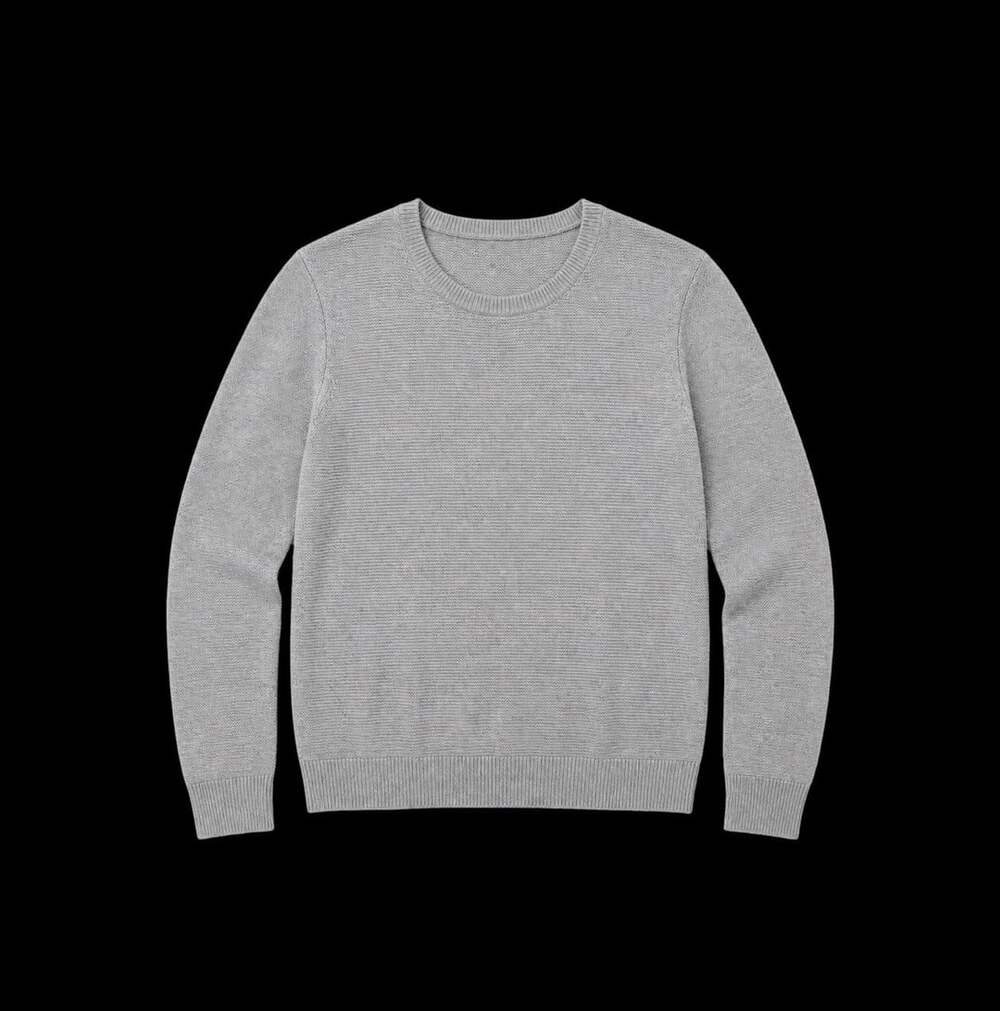 Madewell Women's Gray Riverside sweater Knit Pullover Sweater Size M
